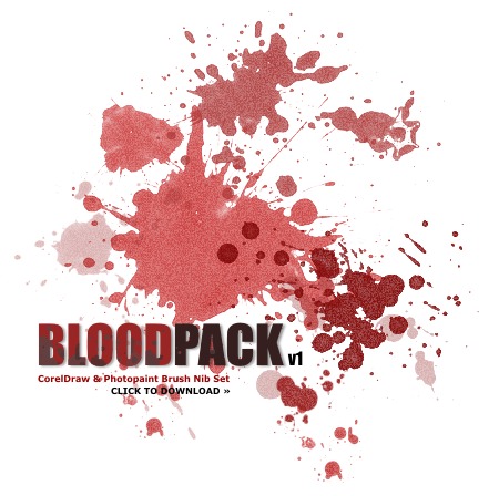 Bloodpack v1 Corel Brush Pack